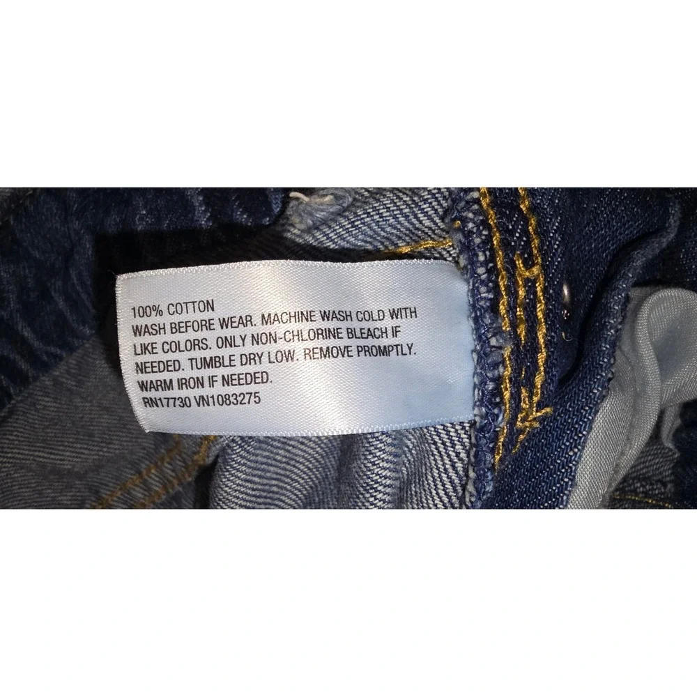 Cat & Jack Girls Medium Wash Denim Overalls Straight Leg Size M 8